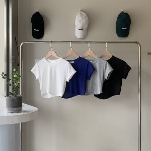 圓弧特別造型合身小T